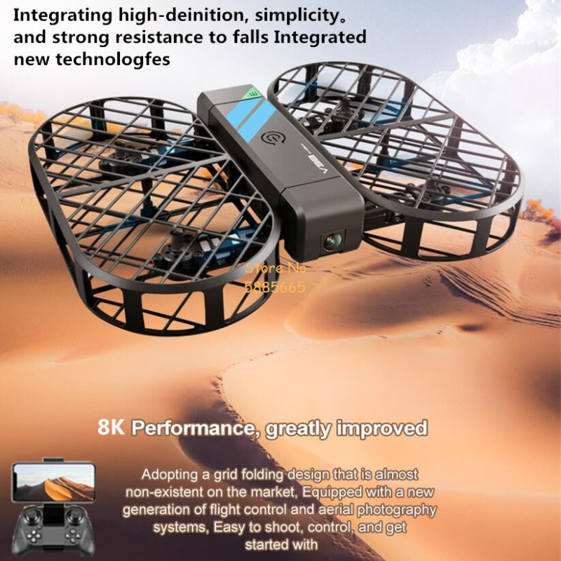 Rc Helicopter Case - Камера 8K HD 360° ° Защита